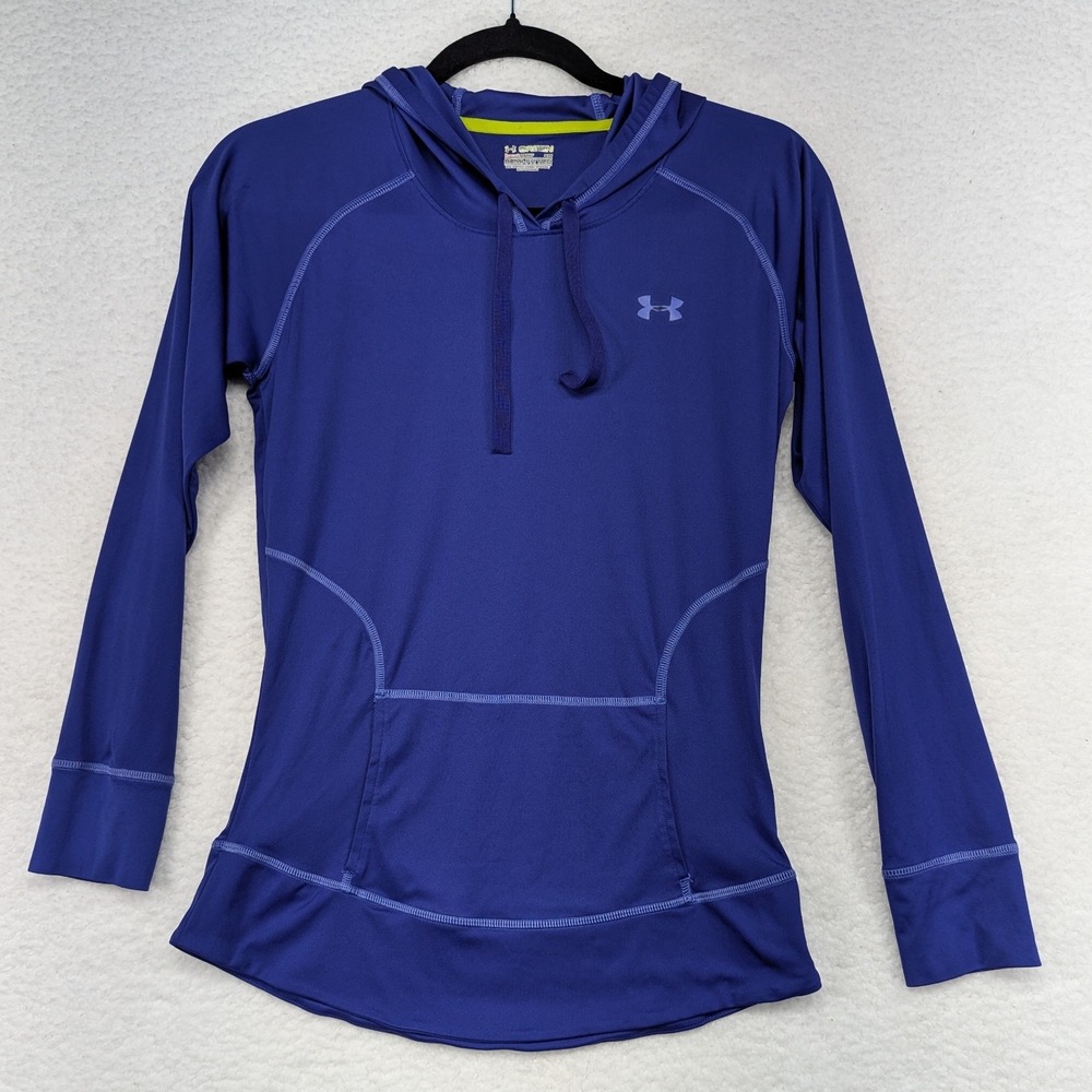 Under Armour Women's Hoodie Long Sleeve Pullover Activewear Athleisure‎ Blue S